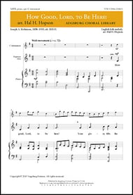 How Good, Lord, to Be Here SATB choral sheet music cover Thumbnail